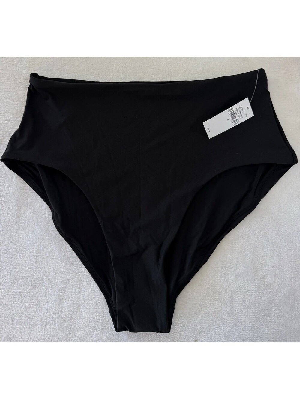 Gap High Rise Bikini Bottom Small Black Women Swimsuit New NWT